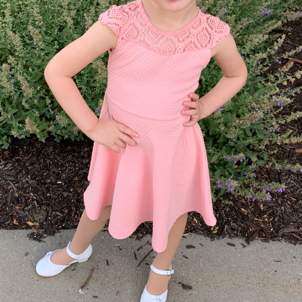 Girls Bubblegum Dress/ Party Dress